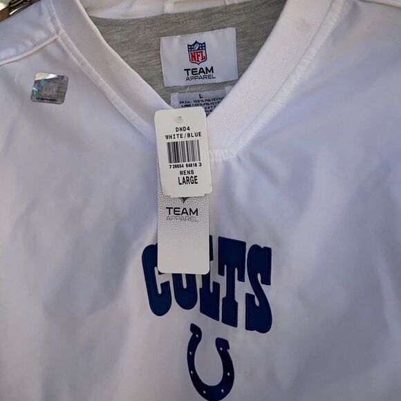 Adults NWT Colts NFL pullover windbreaker sz Lg - Picture 5 of 6